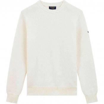 Norwegischer Rundhals Le Minor – Herrenpullover Beige S