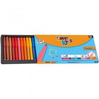 Ensemble de 24 feutres Visacolor XL avec pointe ogive de 4,5 mm pour les enfants