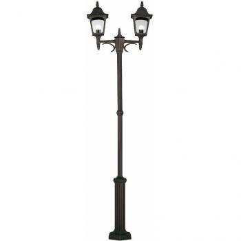 Elstead Lighting Gartenbeleuchtung Chapel Aussen-Stehleuchte E27 2-fach