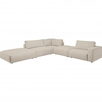 Ecksofa »LUCIA« mit Flachgewebe