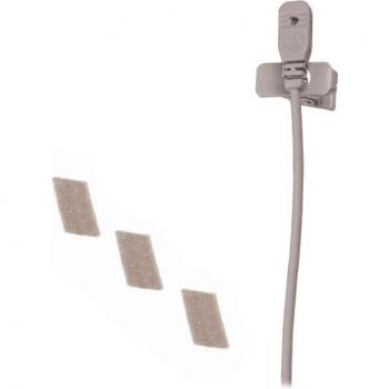 Audio-Technica MT830CW-TH Lavalier Microphone with 55 Cable, Locking 4-Pin Connector, Beige