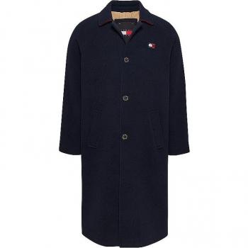 Tommy Jeans Mantel mit Emblem, Herren, Marine, Größe XS