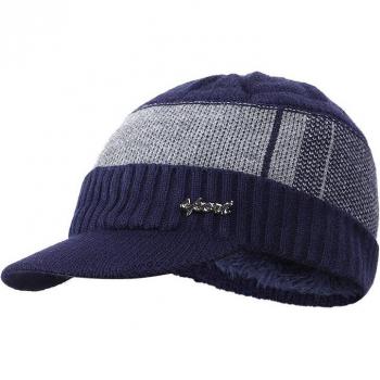 Thick Wool Lined Winter Hat and Scarf Combo
