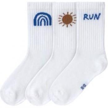 Lässig 3er-Pack Kinder Tennissocken Little Gang Run weiß
