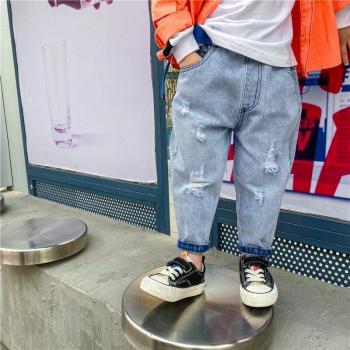 Denim Pantalon Harem 2-7 Ans – Promotion Jeune Garçon