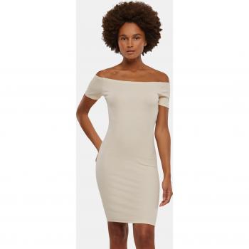 Urban Classics Rippkleid mit freien Schultern