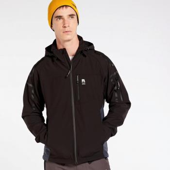 Giacca Softshell Uomo Boriken Daryl Nero Taglia XL