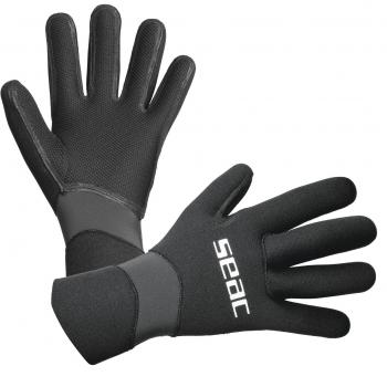 Gants SEAC Snug Dry 500 : Néoprène 5 mm, Nylon Super Élastique – Noir – XL – Unisexe
