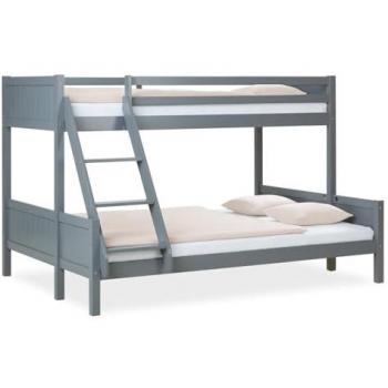 Chambre compacte HomeStyle4U – lit superposé 2725, matelas inclus