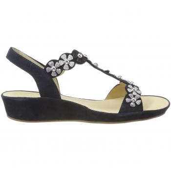 ARA Damen Capri 1228009 Sandalen, Blau