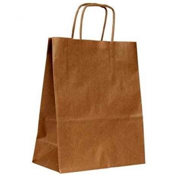 Bolsa Kraft 101646/ 320 x 160 x 390mm/ 50 unidades/ Marrón