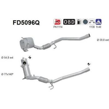 AS Partikelfilter für Diesel Fahrzeuge FD5096Q