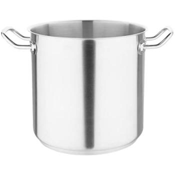 Vogue Deep 240mm x 240mm Stockpot, 10.5 Liter, Stainless Steel
