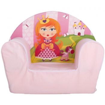 Rosa Principessa Poltrona per Bambini 44x34x53 cm