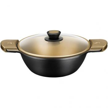 Wok Terra 28 cm per induzione con manico singolo
