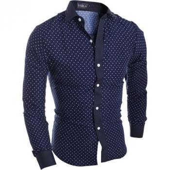 Camisa Casual de Manga Larga para Hombres