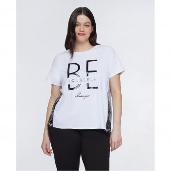 Camiseta Fiorella Rubino para Mujer con Mensaje y Diseño en la Espalda