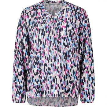 Betty Langarmbluse in Uni-Farbe