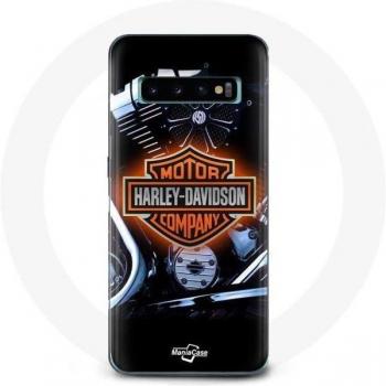 Samsung Galaxy S10 Hülle mit Harley Davidson Automobil-Logo