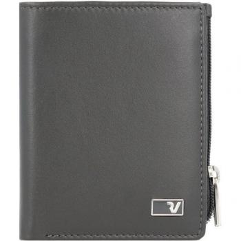 RFID Grey Leather Wallet