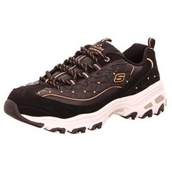 Skechers Damen Sneakers D'lites Glamour Feels 13087/BKRG Schwarz