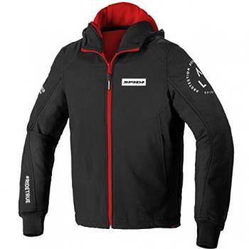 Giubbotti in tessuto Spidi Hoodie Armor Evo Rosso XXL