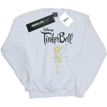Disney Damen Tinker Bell Flying Tink Sweatshirt – Größe S – Weiß