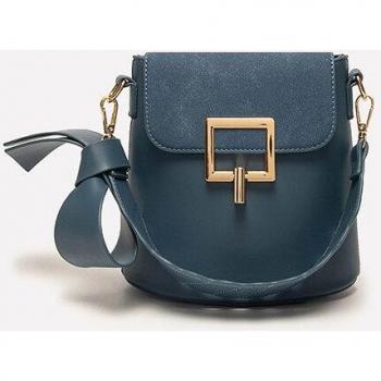 Women's Vintage Leather Bucket Bag