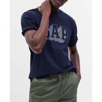 GAP T-shirt Logo Uomo Blu Taglia XL