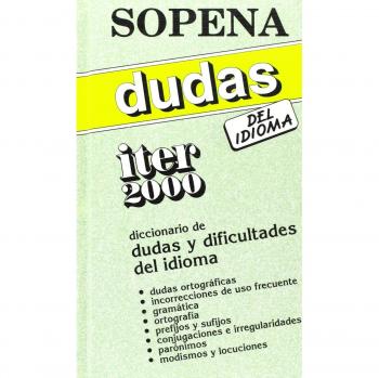 Diccionario Iter 2000 Dudas Y Dificultades Del Idioma