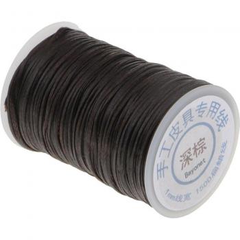 1mm Diameter Waxed Thread for Sewing Leather
