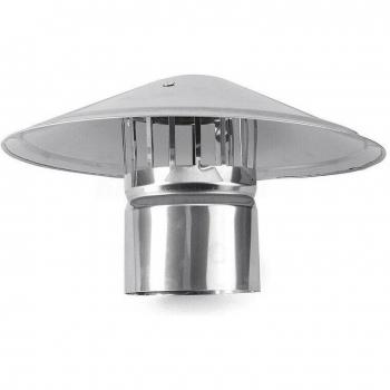 Chapeau de cheminée en alliage de zinc, 4/6/8 pouces, design champignon