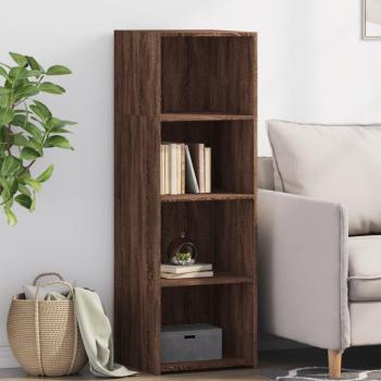 Brown Oak Highboard 40x41x124 cm Engineered Wood vidaXL