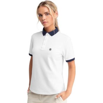 Siroko Polo Valderrama White para golf femenina