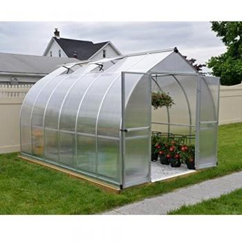 Palram Gewächshaus Greenhouse Bella 8 x 12, silber, 363 x 244 x 219 cm (8,85 m²)