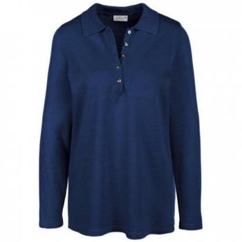Goldner Fashion Marine Pullover mit Polokragen