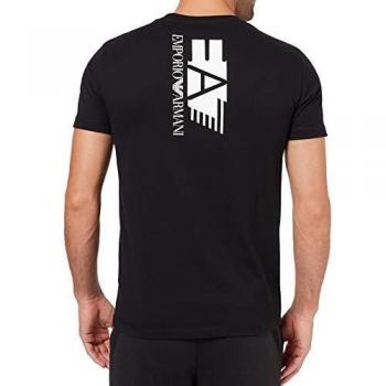 Emporio Armani T-Shirt Uomo Nero XL con Maniche Corte e Scollo Rotondo