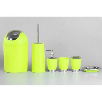 8-Color 6-Piece Bathroom Accessories Set