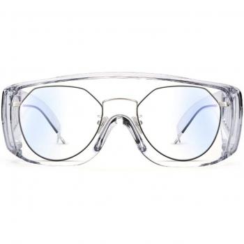 Clear Lens Over-The-Glass Safety Glasses