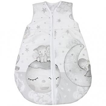 TupTam Unisex Babyschlafsack wattiert hellgrau