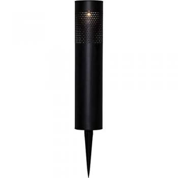 EGLO Schwarze LED-Gartenleuchte 85 mm Ø – 1×0,064 W, Erdspieß