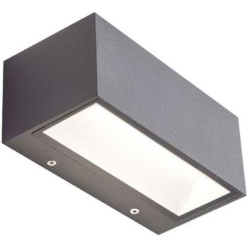 Illuminazione Esterna Maxi Biemissione Box Alluminio Grafite 40w LED 3000k