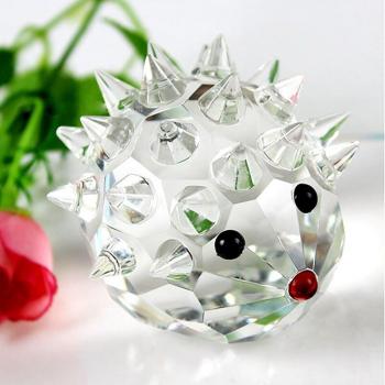 Handcrafted Glass Hedgehog Ornament