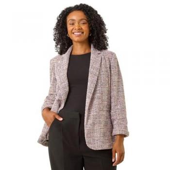 Veste Petite Rose avec Boucles Stretch Roman