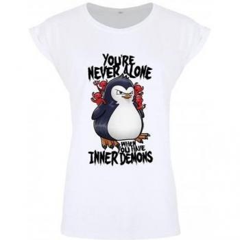 Psycho Penguin Ladies You're Never Alone When You Have Inner Demons T-Shirt