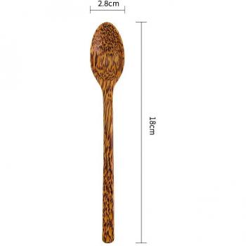 Vegan Coconut Shell Bowl Cutlery