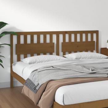 VidaXL Rustic Honey Brown Bed Headboard 185.5x4x100 cm
