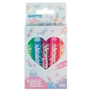 Giotto Glitter Candy – Colla in 5 Toni Filati