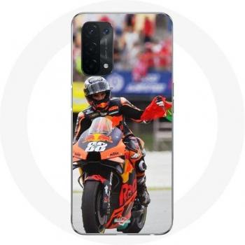 Oppo A74 5G Case with Miguel Oliveira Moto GP Portugal Flag