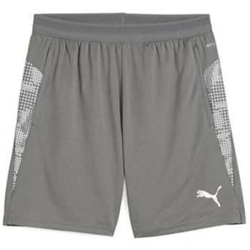 Puma Herren Sporthose teamCUP Training Shorts M Grau